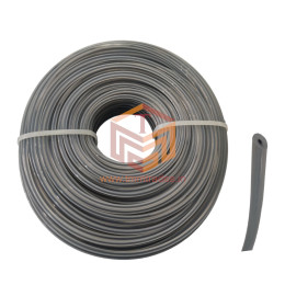 BC Trimmer Line Double Color (Dual Lane) 0.5 KG Round Emas - 3 MM / 3.5 MM