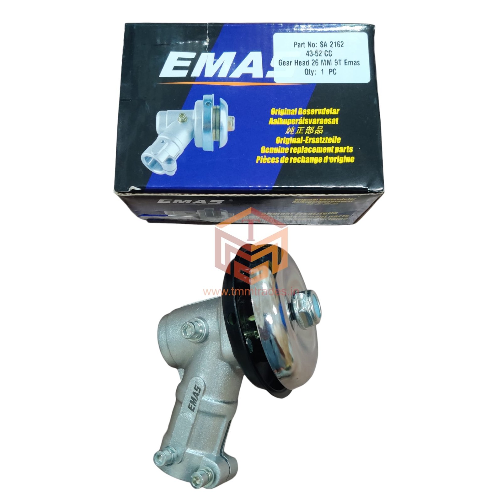 BC 43-52 CC Gear Head 9 Teeth Emas - 26 MM / 28 MM