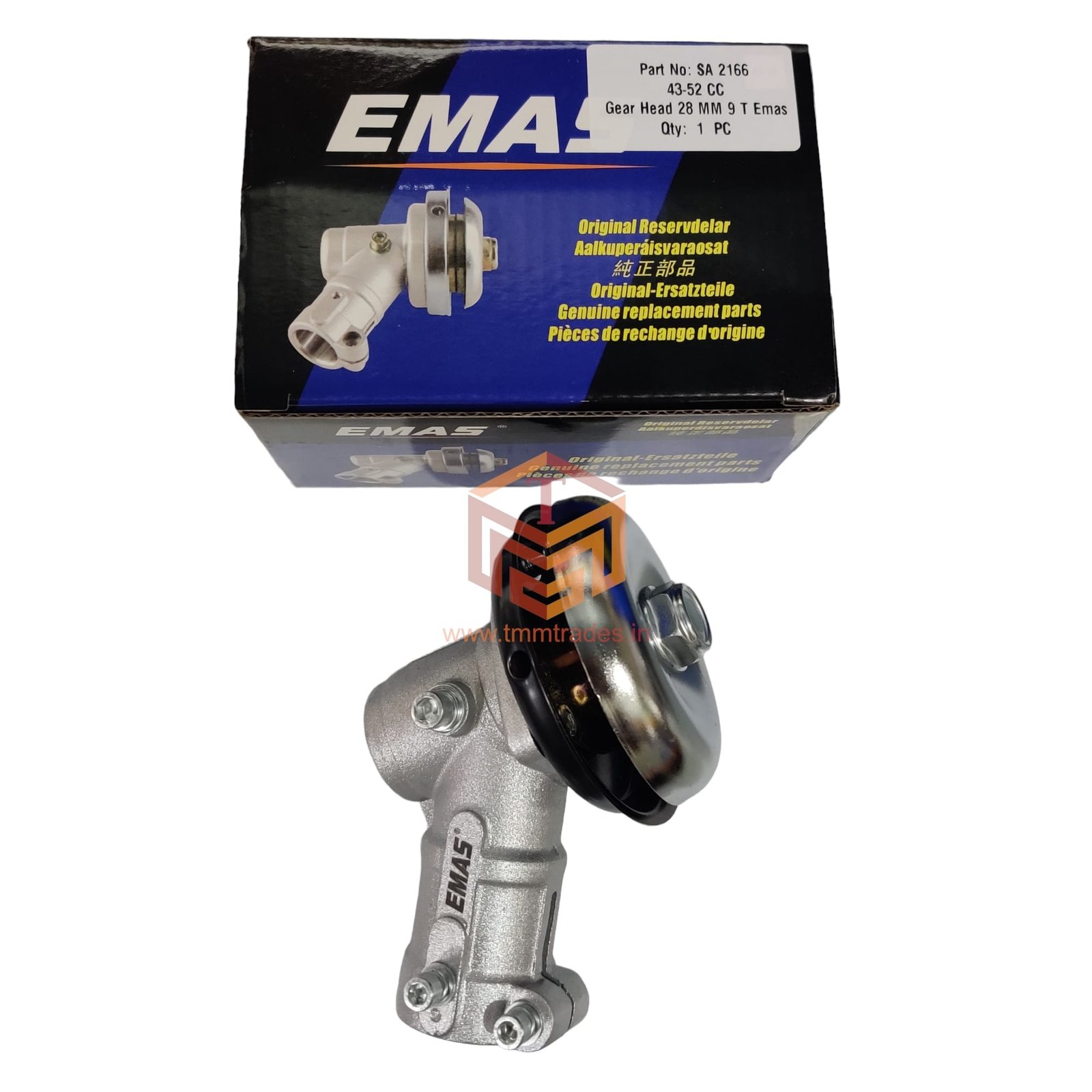 BC 43-52 CC Gear Head 9 Teeth Emas - 26 MM / 28 MM - Image 2