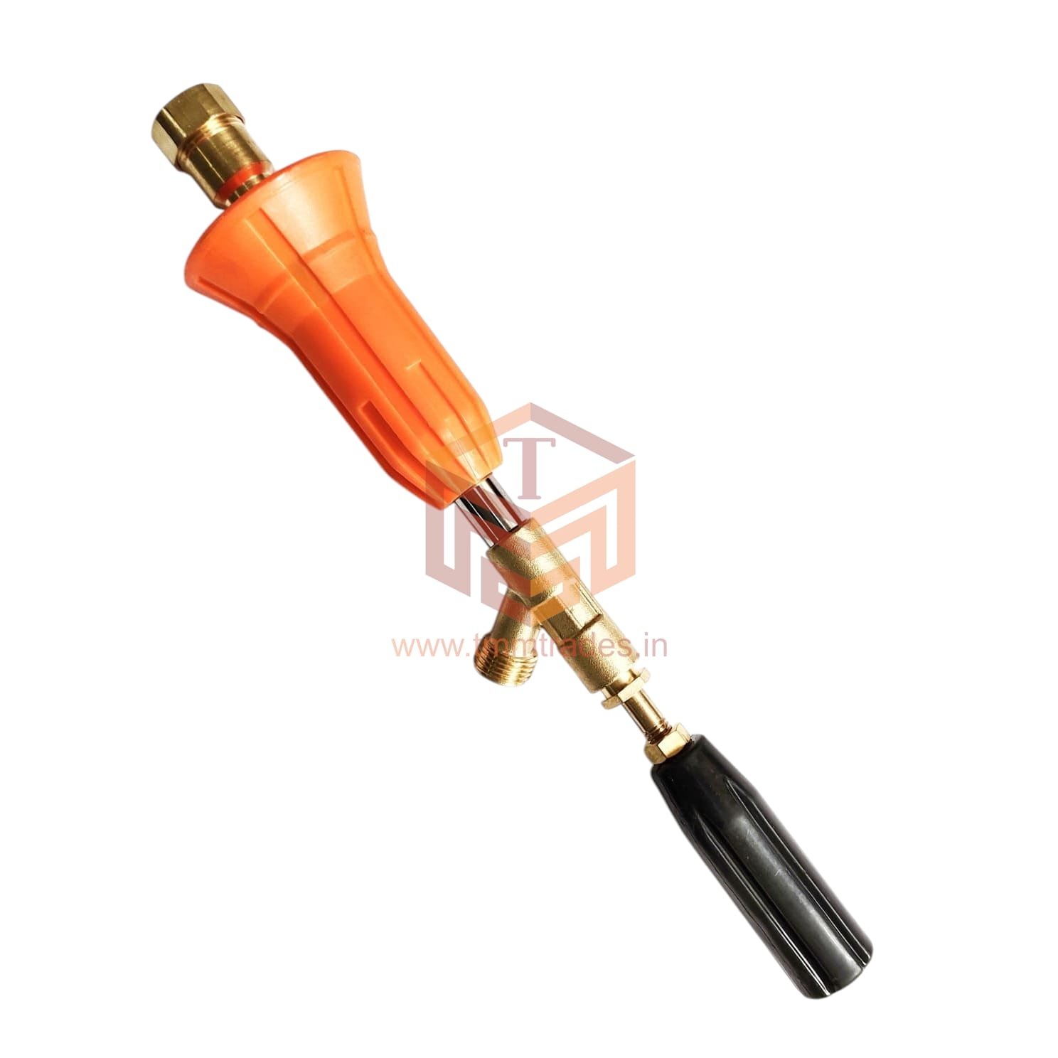 SS Spray Gun With Blade And Big Bottom 16 MM 1 Feet G11 2 Feet G12 - Image 2