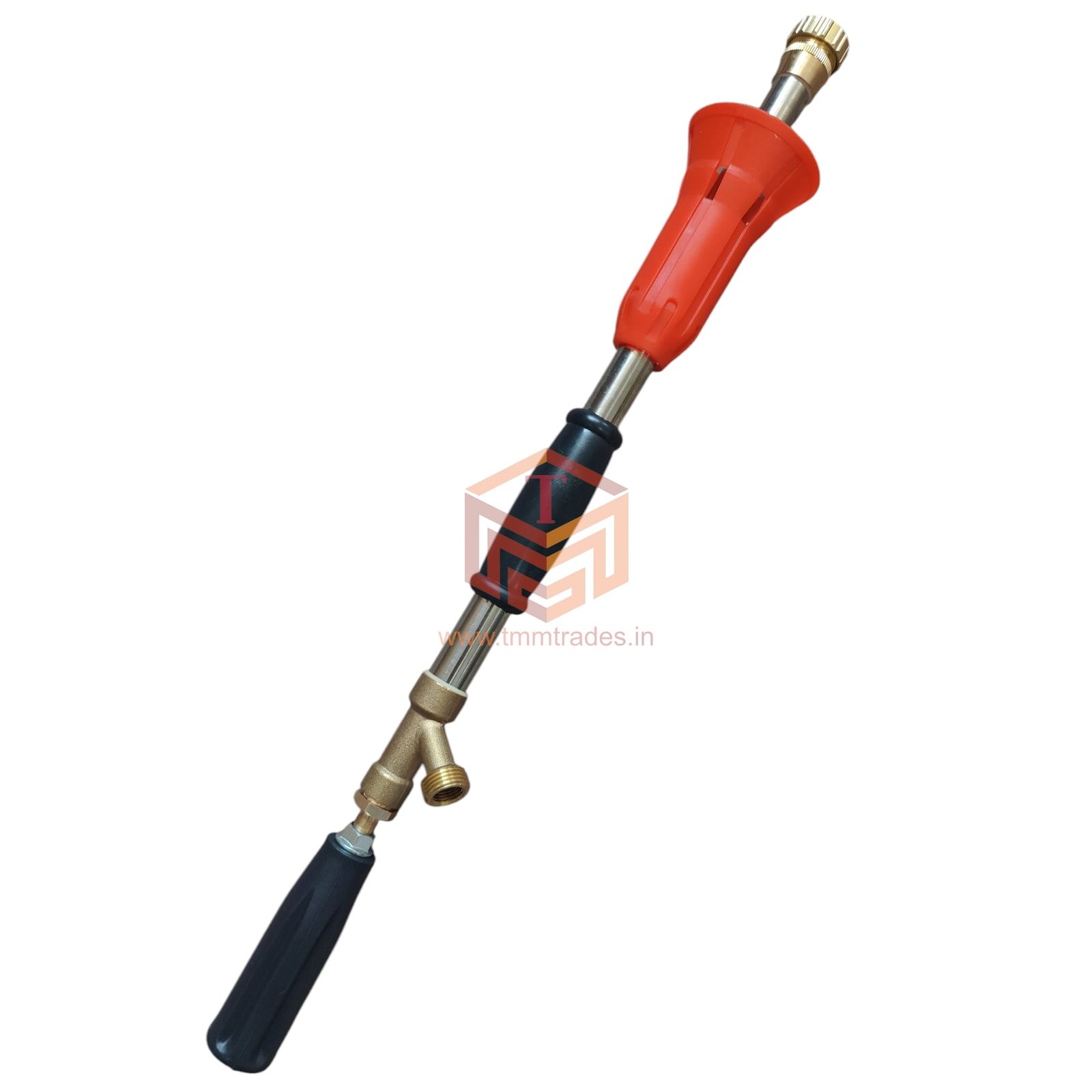 SS Spray Gun With Blade And Big Bottom 16 MM 1 Feet G11 2 Feet G12