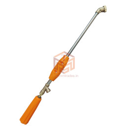 2 Feet Gun With Brass Head Straight Bend