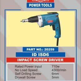 Impact Screw Driver ID-ISD6 / DPL6 [27193]  UROE ID-