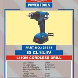 Electric Cordless Drill ID-CL-LI-ION-14.4V
