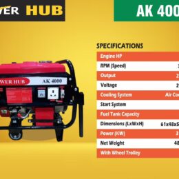 Generator Power Hub Heavy Duty - 3 KW / 5 KW / 7 KW / 10 KW Single Phase / 10 KW Single & 3 Phase