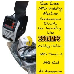 Welding Machine GAS LESS MIG WELDING MACHINE 250 AMPS WITH INVERTER, LED DISPLAY