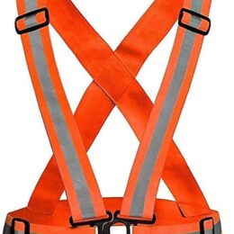 Safety Cross Belt Orange Buckle Type