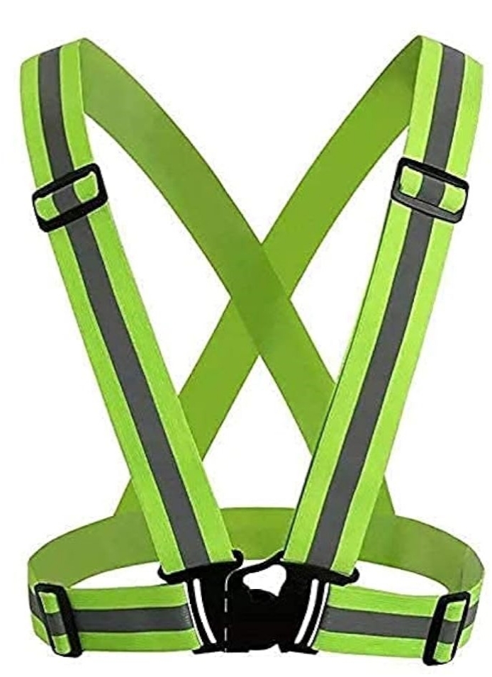 Safety Cross Belt Green Buckle Type