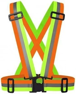 Safety Cross Belt Green & Orange Buckle Type